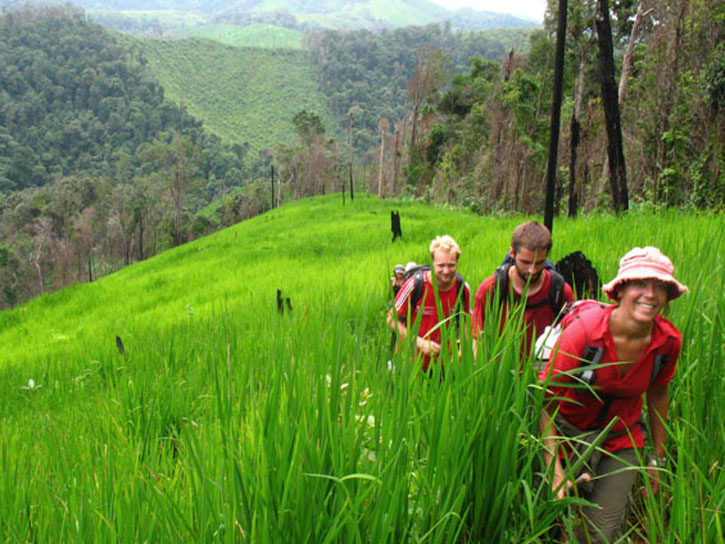 Trekking in Bolaven plateau in Pakse southern Laos - 2 Days 1